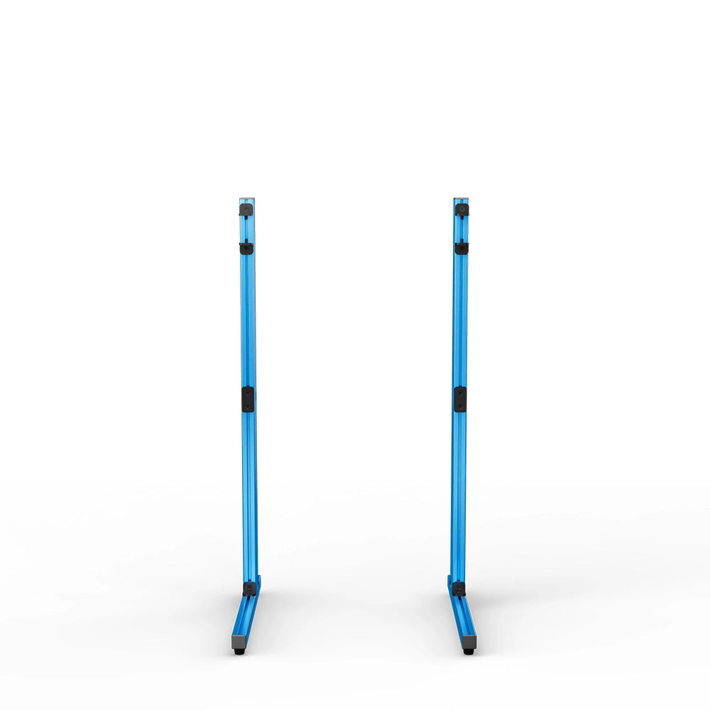 SIMGASM Apex Freestanding Monitor Stand Support Legs Set in blue, overview