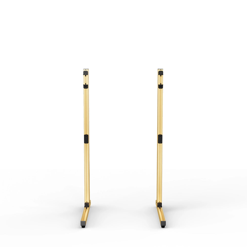 SIMGASM Apex Freestanding Monitor Stand Support Legs Set in gold, overview