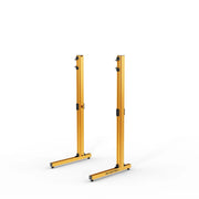 SIMGASM Apex Freestanding Monitor Stand Support Legs Set in orange, angled view