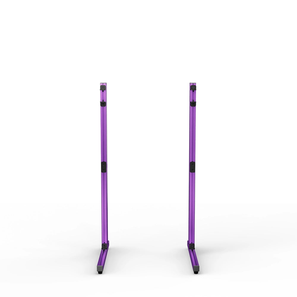 SIMGASM Apex Freestanding Monitor Stand Support Legs Set in purple, overview