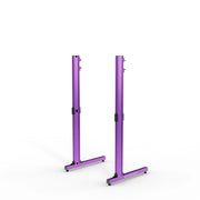 SIMGASM Apex Freestanding Monitor Stand Support Legs Set in purple, opposite angle