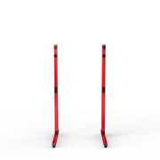 SIMGASM Apex Freestanding Monitor Stand Support Legs Set in red, overview