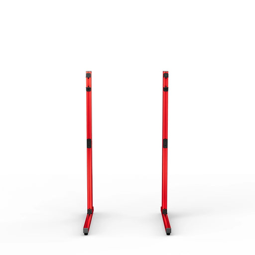 SIMGASM Apex Freestanding Monitor Stand Support Legs Set in red, overview