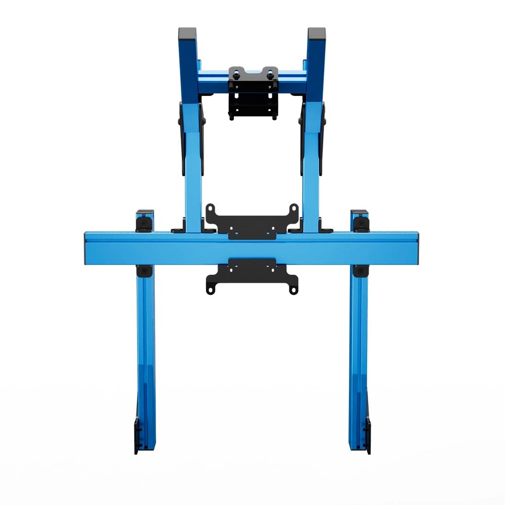 SIMGASM Apex Integrated Double Monitor Stand VESA 75/200 in blue, overview