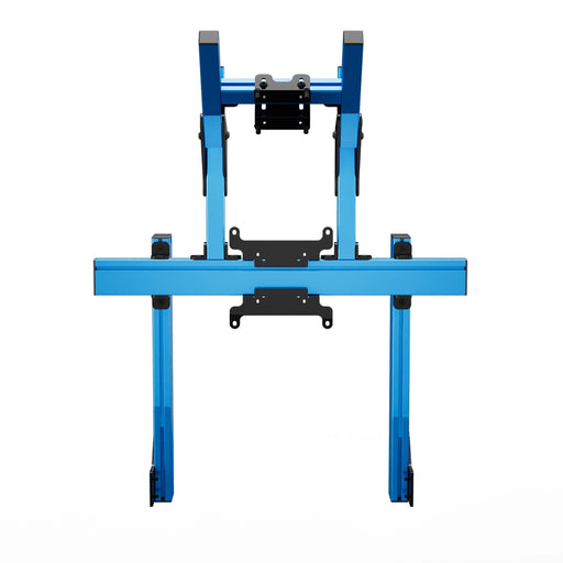 SIMGASM Apex Integrated Double Monitor Stand VESA 75/200 in blue, overview