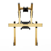 SIMGASM Apex Integrated Double Monitor Stand VESA 75/200 in gold, overview