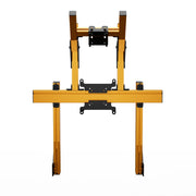SIMGASM Apex Integrated Double Monitor Stand VESA 75/200 in orange, overview