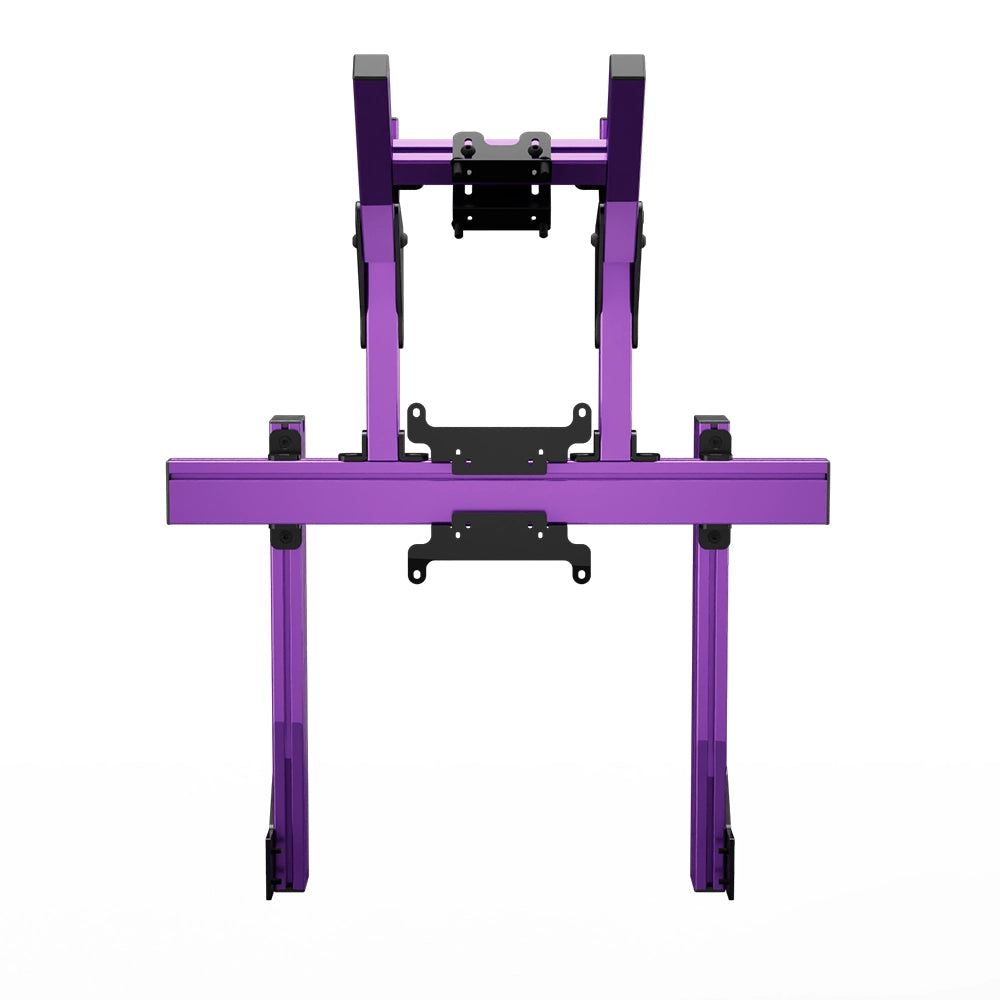 SIMGASM Apex Integrated Double Monitor Stand VESA 75/200 in purple, overview