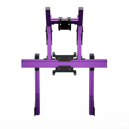 SIMGASM Apex Integrated Double Monitor Stand VESA 75/200 in purple, overview
