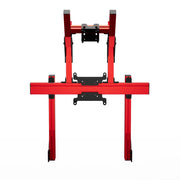 SIMGASM Apex Integrated Double Monitor Stand VESA 75/200 in red, overview