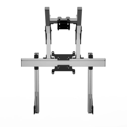 SIMGASM Apex Integrated Double Monitor Stand VESA 75/200 in silver, overview