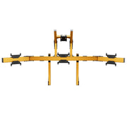 SIMGASM Apex Integrated Quad Monitor Stand VESA 75/200 in orange, overview