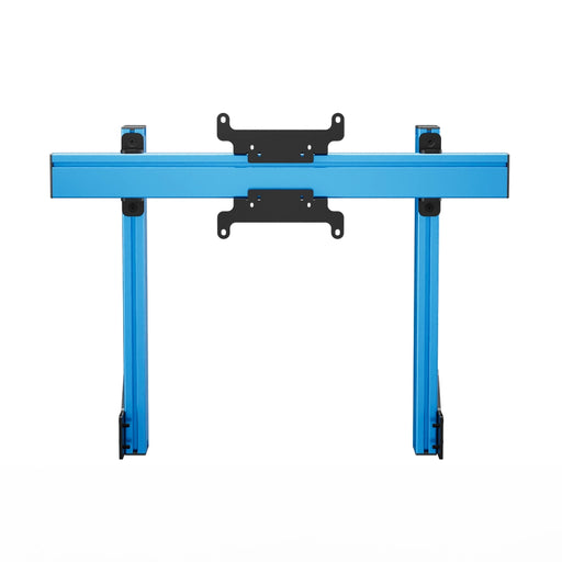 SIMGASM Apex Integrated Single Monitor Stand VESA 75/200 in blue, overview
