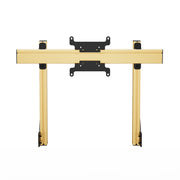 SIMGASM Apex Integrated Single Monitor Stand VESA 75/200 in gold, overview