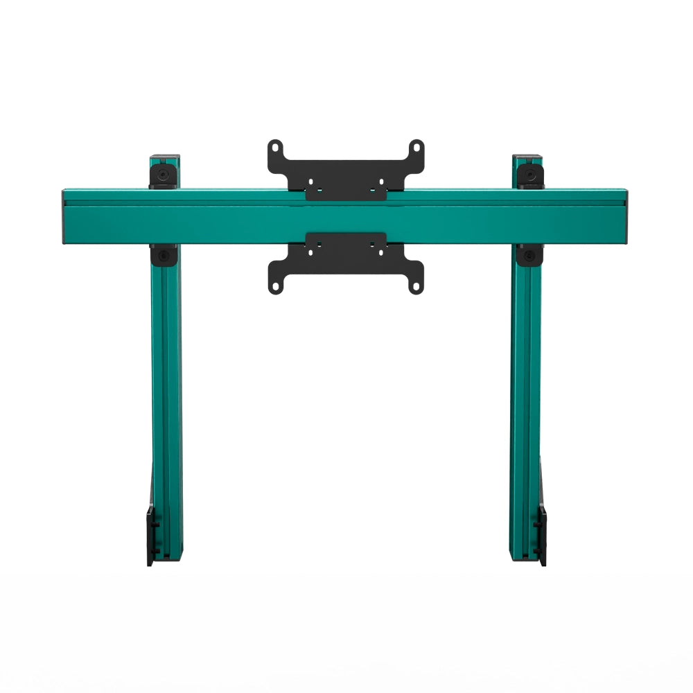 SIMGASM Apex Integrated Single Monitor Stand VESA 75/200 in green, overview