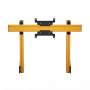 SIMGASM Apex Integrated Single Monitor Stand VESA 75/200 in orange, overview