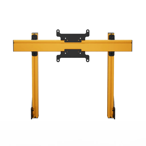 SIMGASM Apex Integrated Single Monitor Stand VESA 75/200 in orange, overview