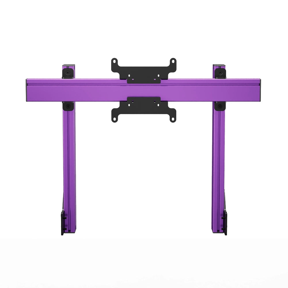 SIMGASM Apex Integrated Single Monitor Stand VESA 75/200 in purple, overview