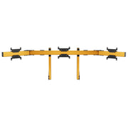 SIMGASM Apex Integrated Triple Monitor Stand VESA 75/200 in orange, overview