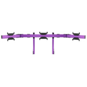 SIMGASM Apex Integrated Triple Monitor Stand VESA 75/200 in purple, overview