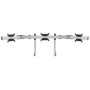 SIMGASM Apex Integrated Triple Monitor Stand VESA 75/200 in silver, overview