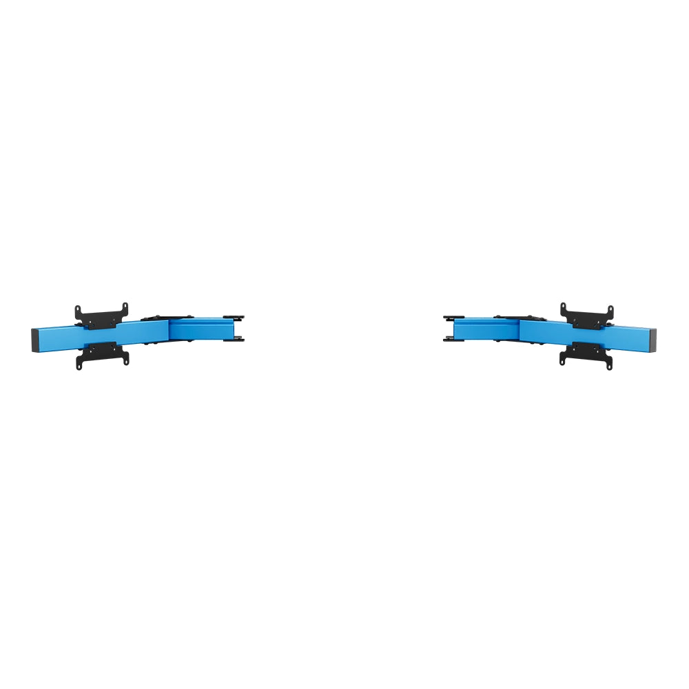 SIMGASM Apex Monitor Stand Side Arms VESA 75/200 in blue, overview