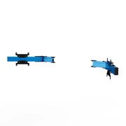 SIMGASM Apex Monitor Stand Side Arms VESA 75/200 in blue, angled view