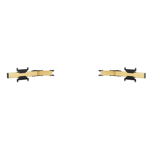 SIMGASM Apex Monitor Stand Side Arms VESA 75/200 in gold, overview