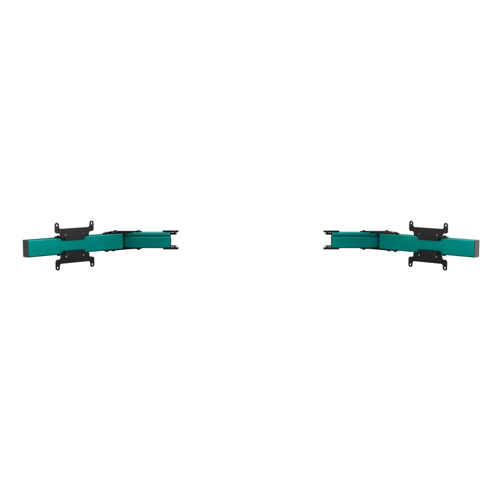 SIMGASM Apex Monitor Stand Side Arms VESA 75/200 in green, overview