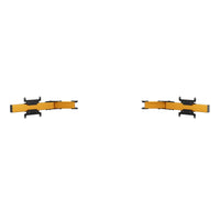 SIMGASM Apex Monitor Stand Side Arms VESA 75/200 in orange, overview
