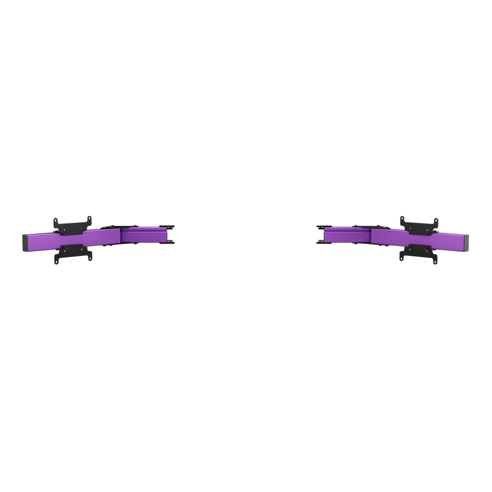 SIMGASM Apex Monitor Stand Side Arms VESA 75/200 in purple, overview
