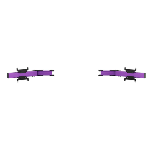 SIMGASM Apex Monitor Stand Side Arms VESA 75/200 in purple, overview
