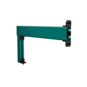 SIMGASM Apex green shifter and handbrake mounting arm, outer side view