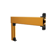 SIMGASM Apex orange shifter and handbrake mounting arm, outer side view