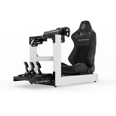 SIMGASM | Sport cockpit sim racing in alluminio - Bianco