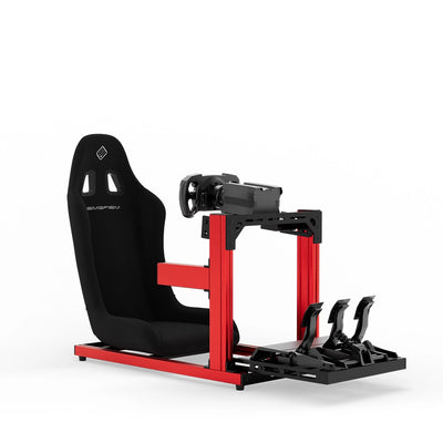 SIMGASM | Postazione sim racing Hobby in alluminio - Rossa