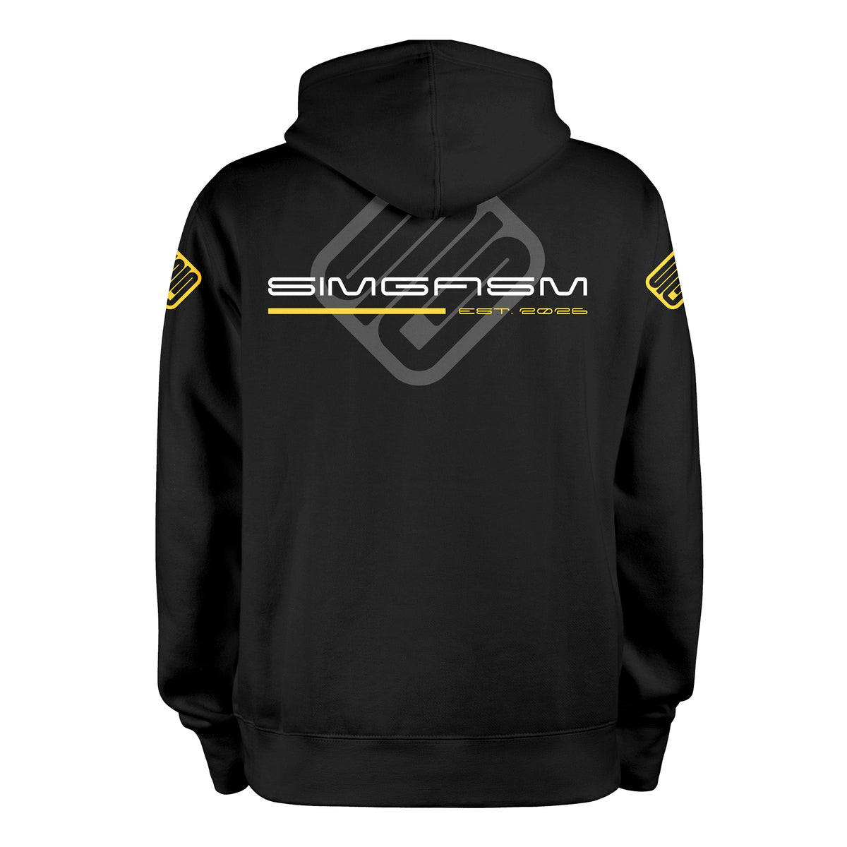 SIMGASM Clean Hoodie - back view