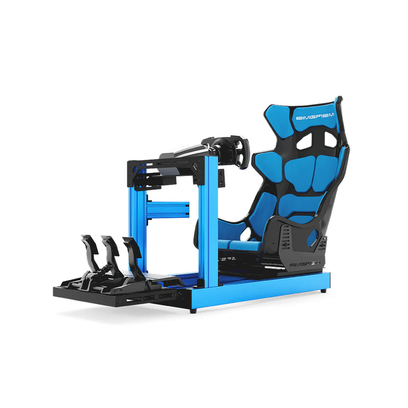 SIMGASM | Club Aluminum Sim Racing Cockpit - Blue