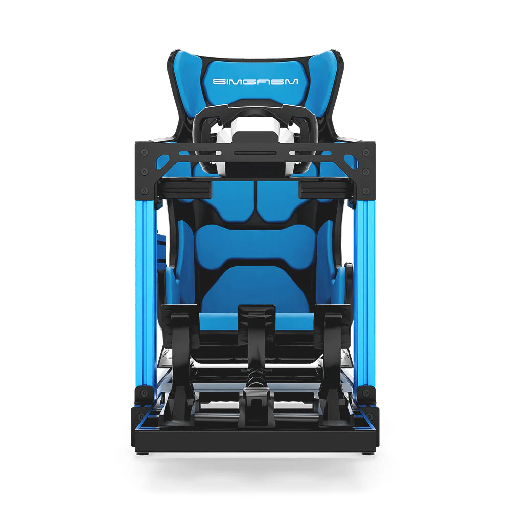SIMGASM | Club Aluminum Sim Racing Cockpit - Blue