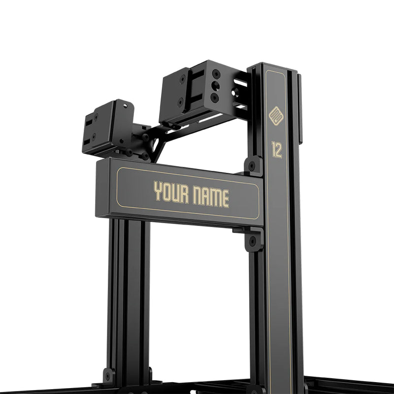 SIMGASM | Club Aluminum Sim Racing Cockpit - JPS - Side Mount / Add Text & Number