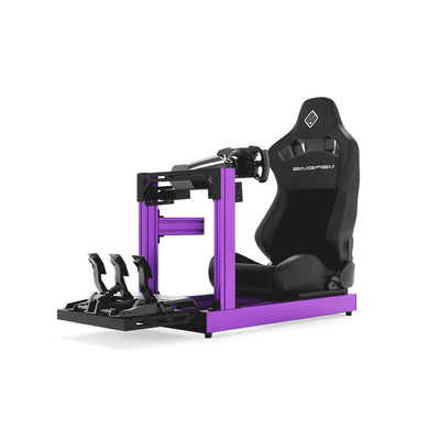 SIMGASM | Club Aluminum Sim Racing Cockpit - Purple