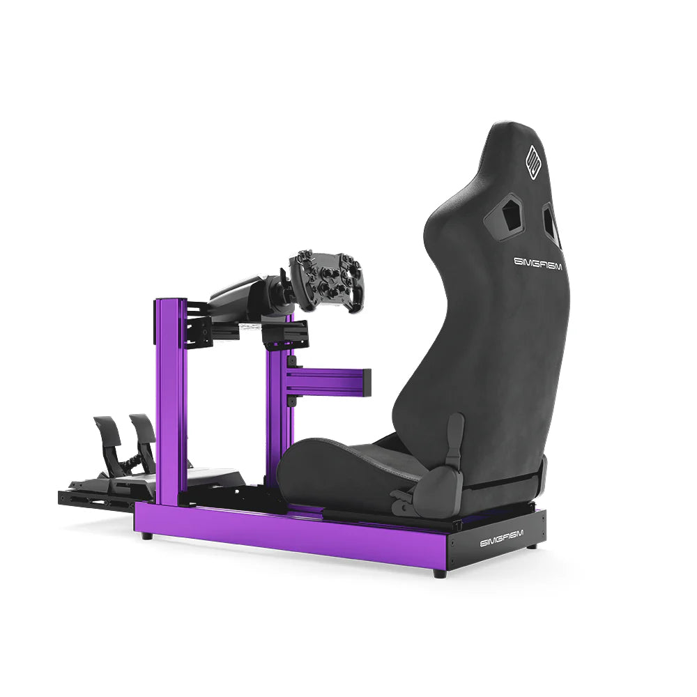 SIMGASM | Club Aluminum Sim Racing Cockpit - Purple