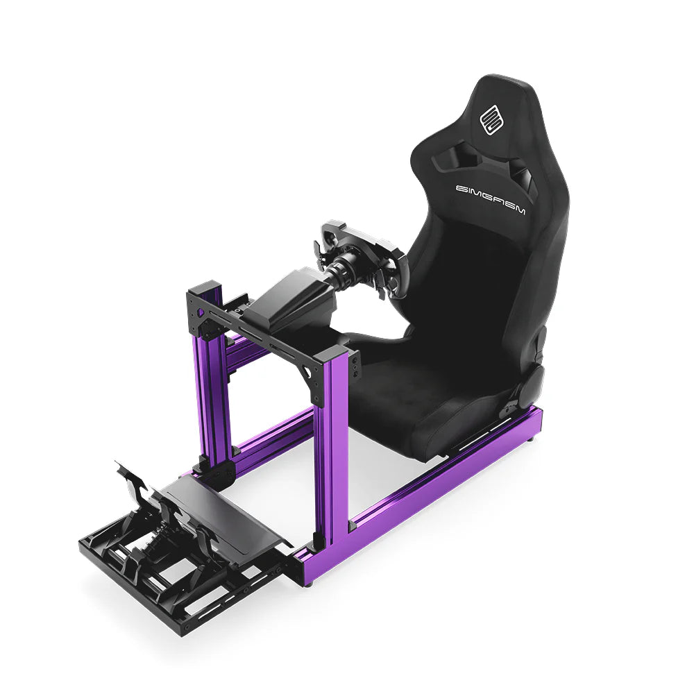 SIMGASM | Club Aluminum Sim Racing Cockpit - Purple