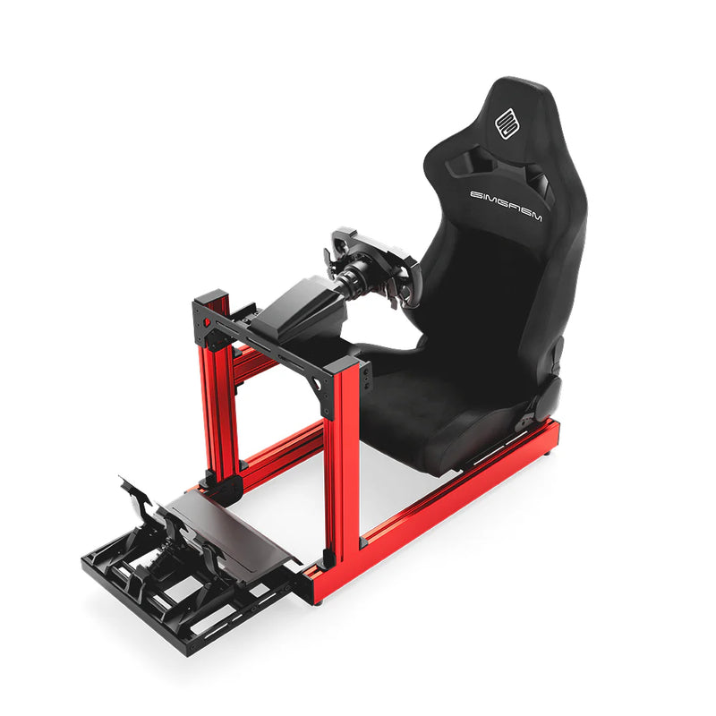 SIMGASM | Club Aluminum Sim Racing Cockpit - Red