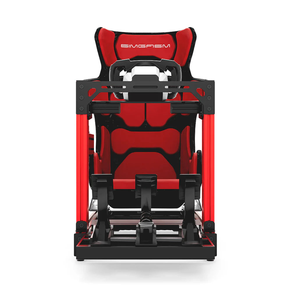 SIMGASM | Club Aluminum Sim Racing Cockpit - Red