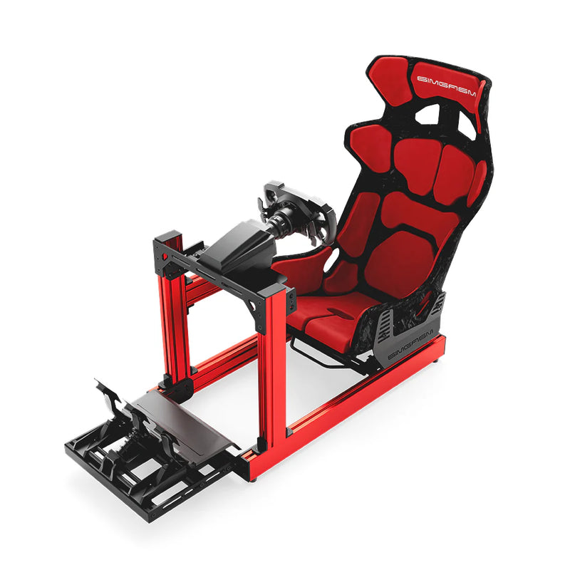 SIMGASM | Club Aluminum Sim Racing Cockpit - Red