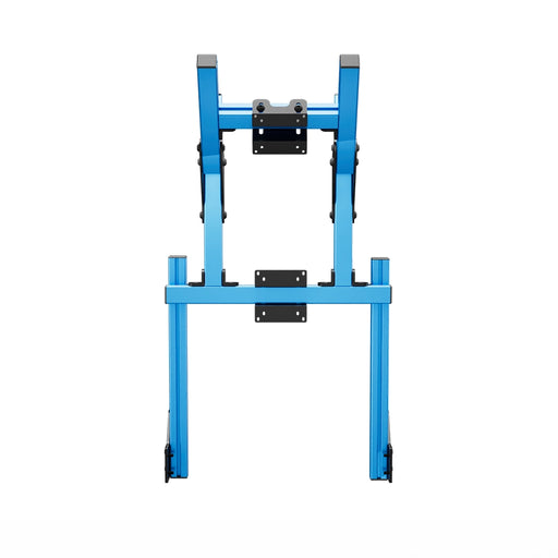 SIMGASM Core Integrated Double Monitor Stand VESA 75/100 in blue, overview