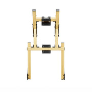 SIMGASM Core Integrated Double Monitor Stand VESA 75/100 in gold, overview