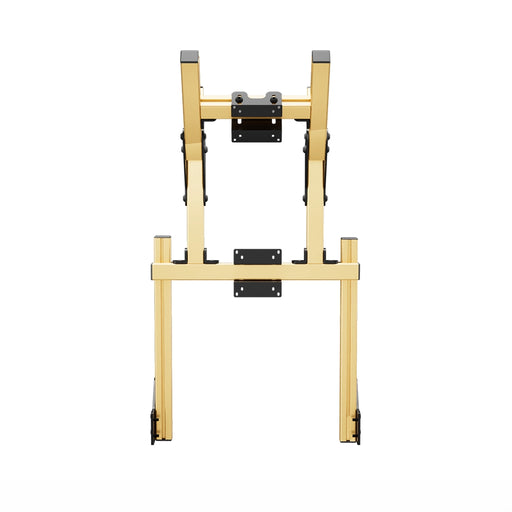 SIMGASM Core Integrated Double Monitor Stand VESA 75/100 in gold, overview