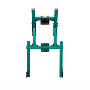 SIMGASM Core Integrated Double Monitor Stand VESA 75/100 in green, overview